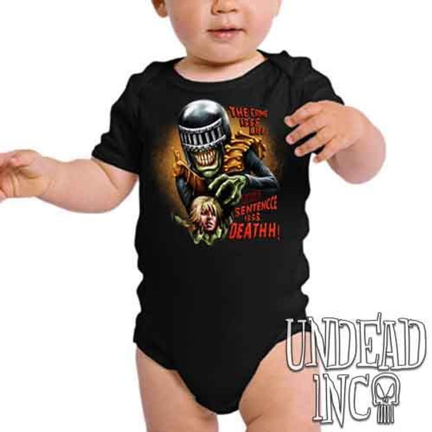 Judge Death - The Crime is Life 2000 ad Dredd - Infant Onesie Romper