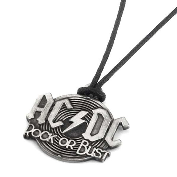 ACDC Rock Or Bust Necklace