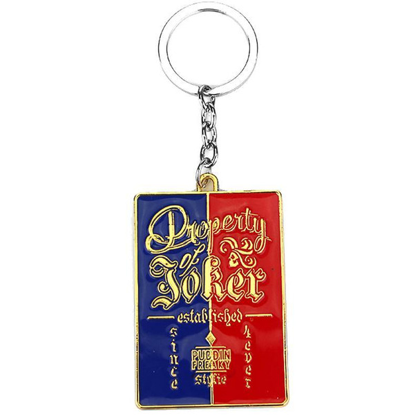 Harley Quinn Property Of The Joker Suicide Squad Key Ring Chain