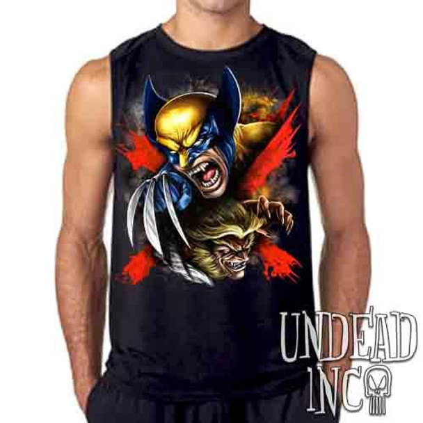 Wolverine X Sabretooth Mens Sleeveless Shirt