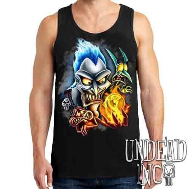 Villains Hades Panic & Pain - Mens Tank Singlet