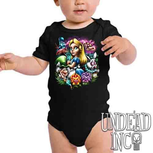 Alice In Wonderland Mad World - Infant Onesie Romper