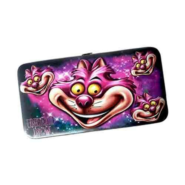 Cheshire Cat Faces Undead Inc Hinge Long Line Wallet