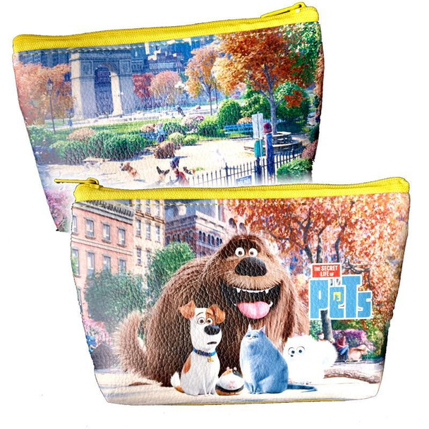 The Secret Life Of Pets Pu Leather Makeup Cosmetics Bag