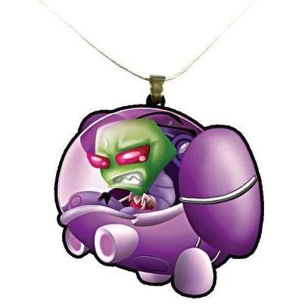 Gir Invader Zim inspired glass pendant by DeMatteoArt on DeviantArt