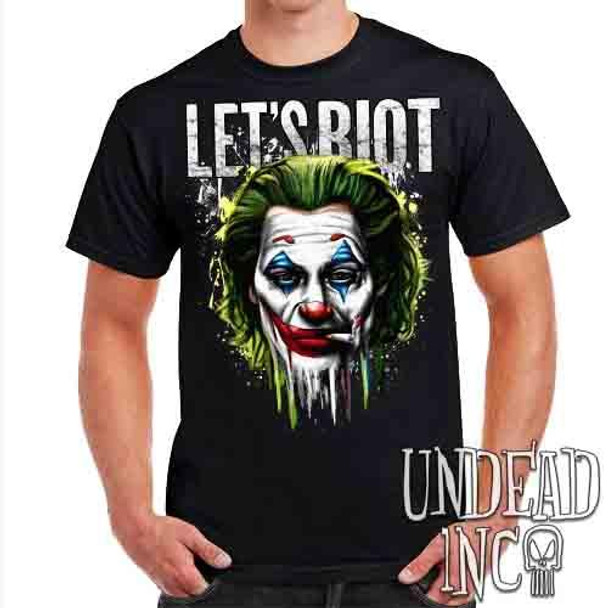 Joker Let's Riot - Mens T Shirt