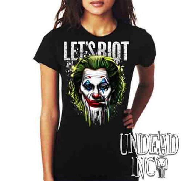 Joker Let's Riot - Ladies T Shirt