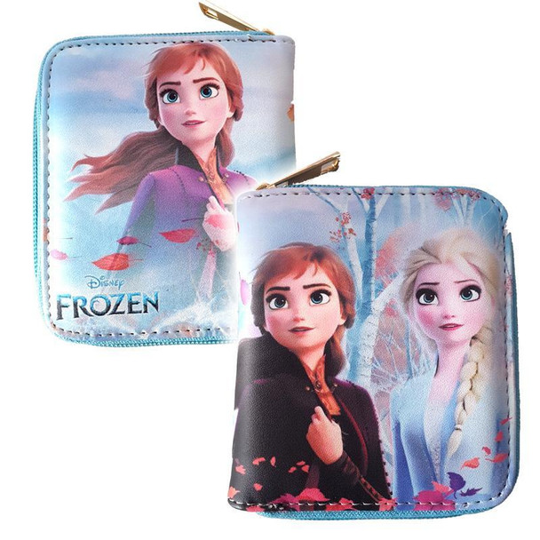 Frozen Anna Short Style PU Leather Wallet