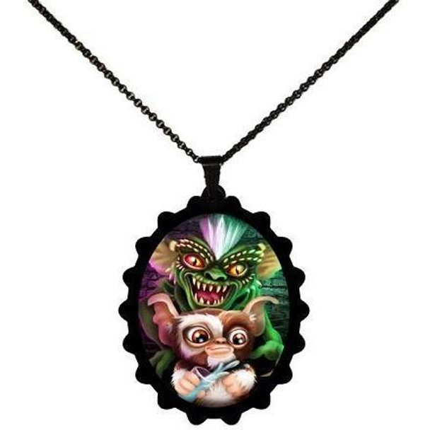 Gremlins Gizmo & Spike STAINLESS STEEL Necklace