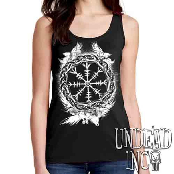 Viking Raven Awe - Ladies Singlet Tank