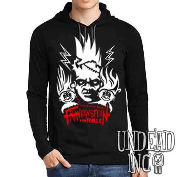 Frankenstein & The Trolls - Mens Long Sleeve Hooded Shirt