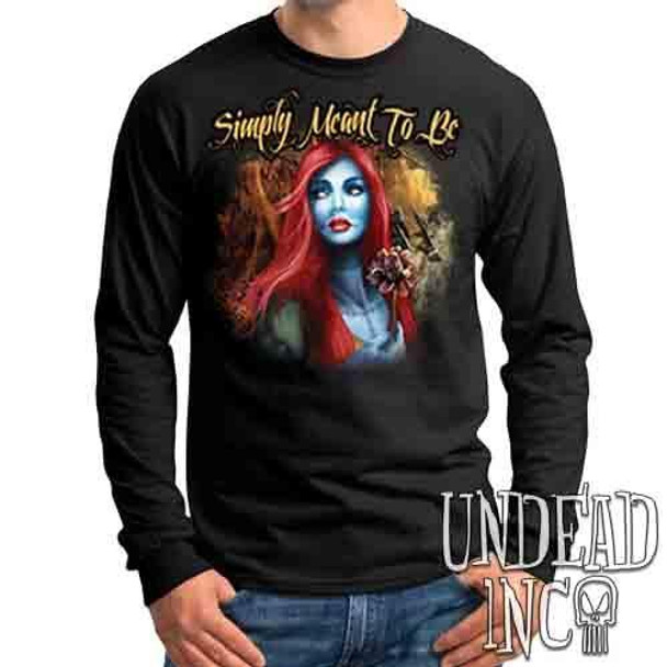 Simply Meant To Be Sally - Nightmare Before Christmas - Mens Long Sleeve Tee
