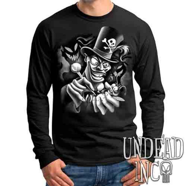 Villains Dr Facilier Voodoo Ray Black & Grey - Mens Long Sleeve Tee