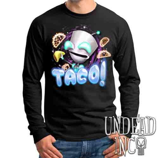 Invader Zim Robot Gir Tacos - Mens Long Sleeve Tee