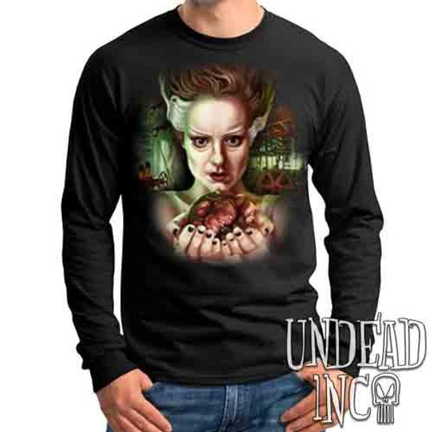 Bride Of Frankenstein Heart - Mens Long Sleeve Tee