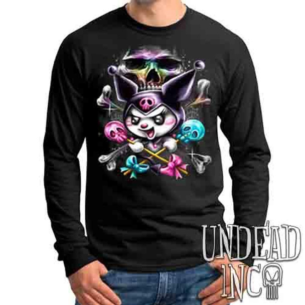 Kuromi Skull Pop Crossbones - Mens Long Sleeve Tee