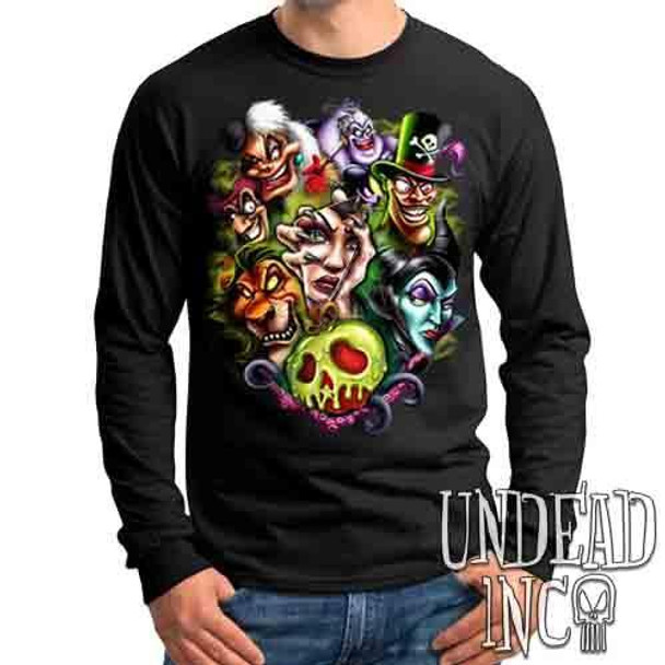 Disney Villains Born To Be Bad - Mens Long Sleeve Tee