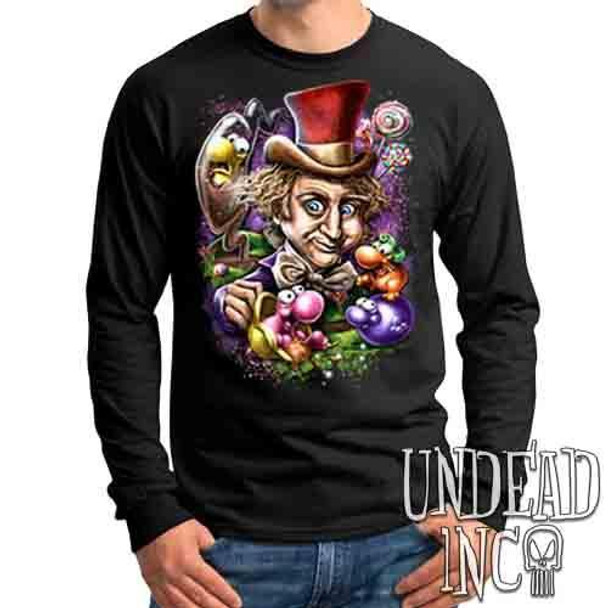 Willy Wonka & The NERDS Factory - Mens Long Sleeve Tee