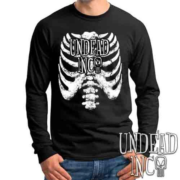 Undead Inc Skeleton Rib Cage - Mens Long Sleeve Tee