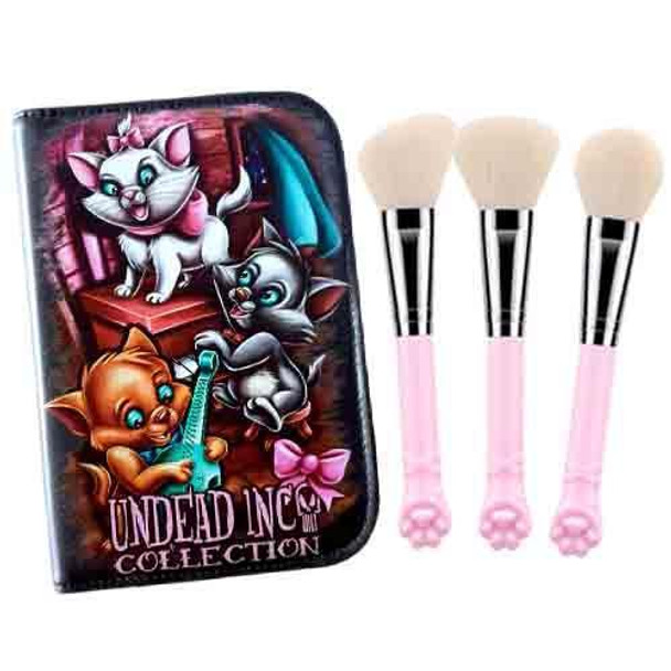 Undead Inc Collection Aristocats - Makeup Brush & Case Set