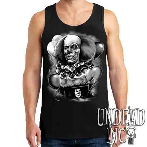 IT Pennywise 1990 Black & Grey - Mens Tank Singlet