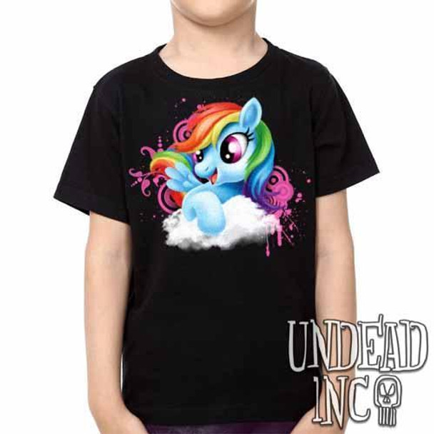 Rainbow Dash My Little Pony -  Kids Unisex Girls and Boys T shirt