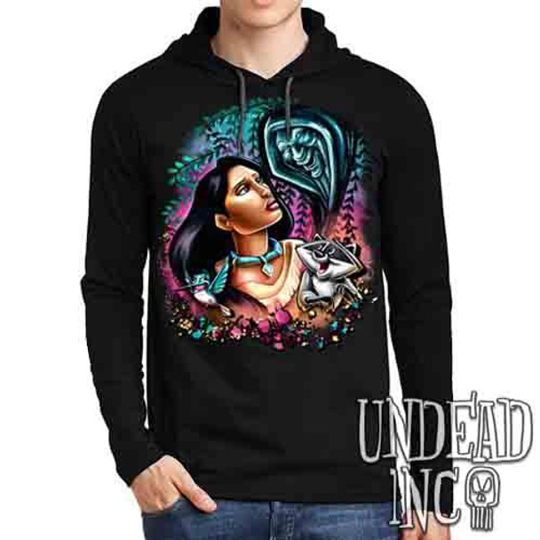 Pocahontas Colors Of The Wind - Mens Long Sleeve Hooded Shirt