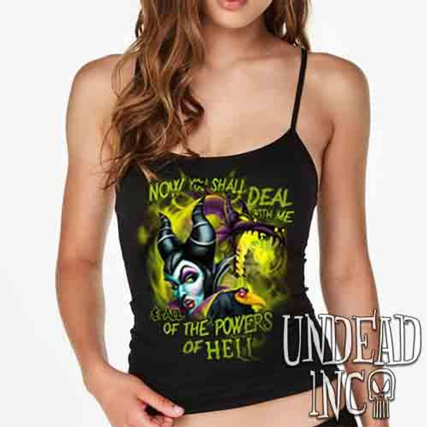 Villains Maleficent - All the Powers of Hell - Petite Slim Fit Tank