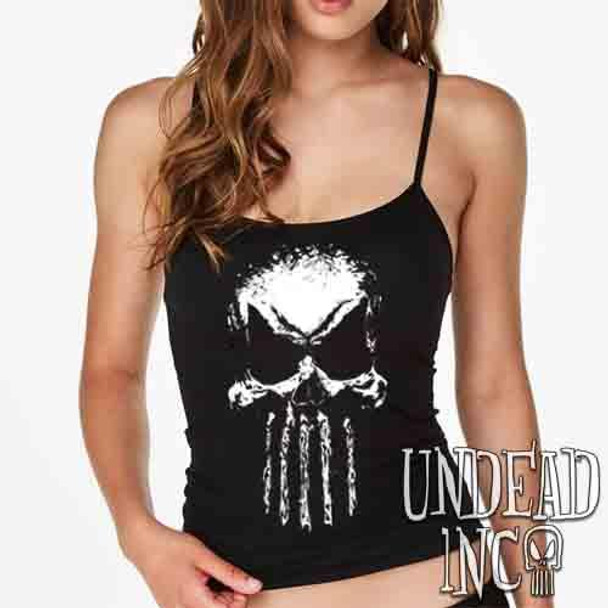 Undead Inc Mortis Skull - Petite Slim Fit Tank