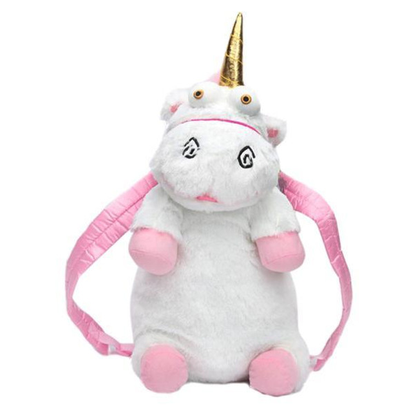 Despicable Me Fluffy Unicorn Large Size Plush Backpack