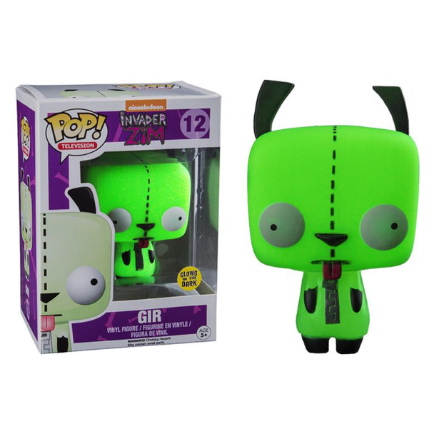 Invader Zim GIR Glow In The Dark Pop Vinyl Figure