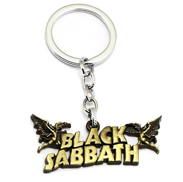 Black Sabbath Bronze Key Ring Chain