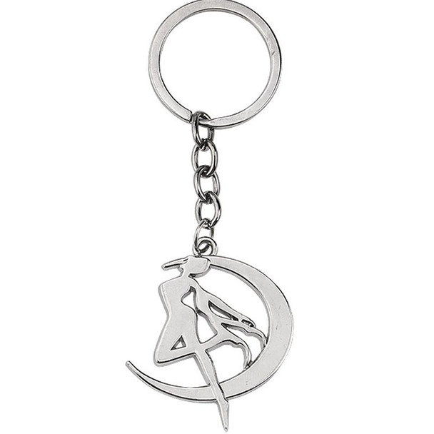 Sailor Moon Logo Metal Key Ring Chain