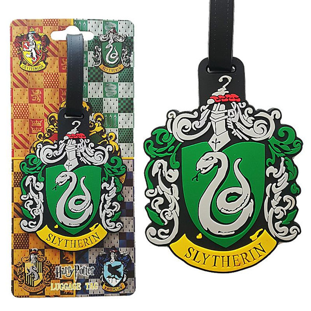 Harry Potter Hogwarts Slytherin Crest Bag Tag