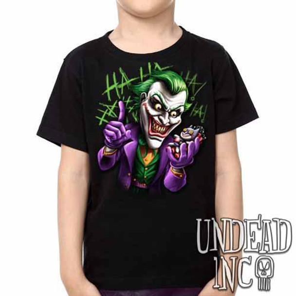 Joker Bat Bomb - Kids Unisex Girls and Boys T shirt Clothing