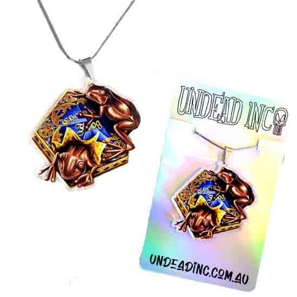 Chocolate Frogs Undead Inc STAINLESS STEEL Necklace