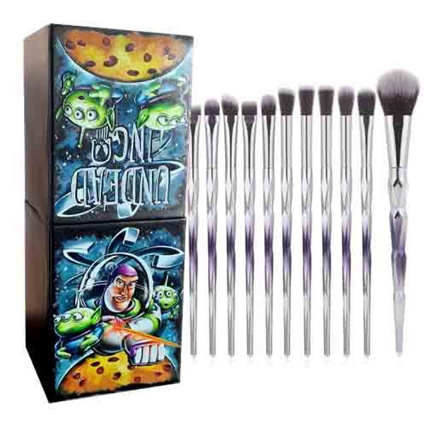 Toy Story Pizza Planet Undead Inc - 20pcs Makeup Brush & Holder Set