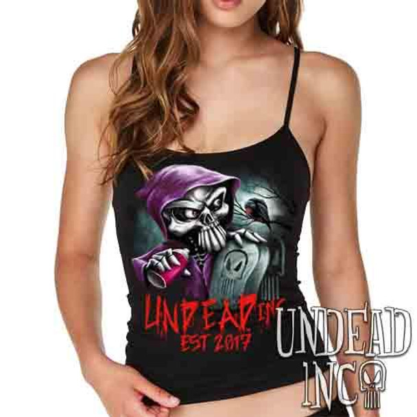 Undead Inc Mortis Graveyard - Petite Slim Fit Tank