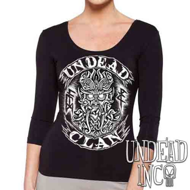 Heathen Spirit Undead Clan - Ladies 3/4 Long Sleeve Tee