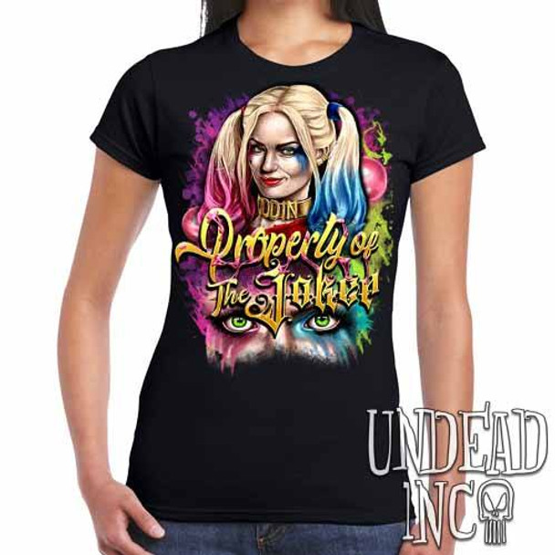 Suicide Squad Harley Quinn Property Of The Joker - Ladies T Shirt