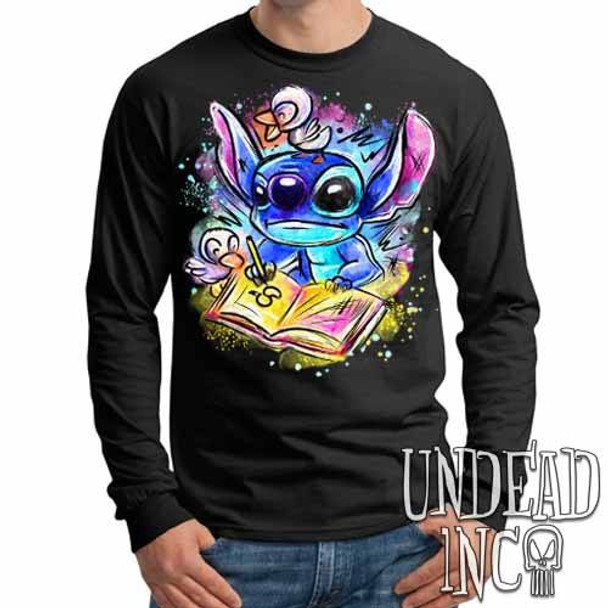 Stitch Watercolor - Mens Long Sleeve Tee