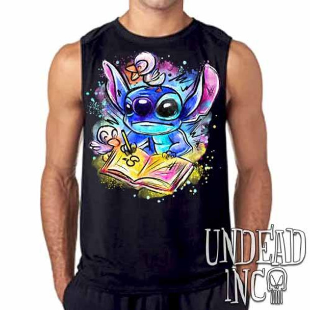 Stitch Watercolor - Mens Sleeveless Shirt