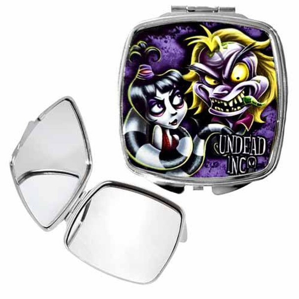 Beetlejuice Graveyard Snake Undead Inc Compact Mirror