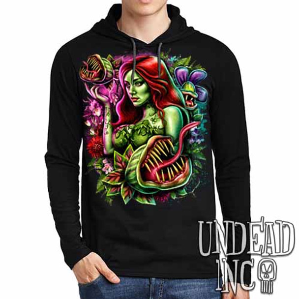Poison Ivy - Mens Long Sleeve Hooded Shirt