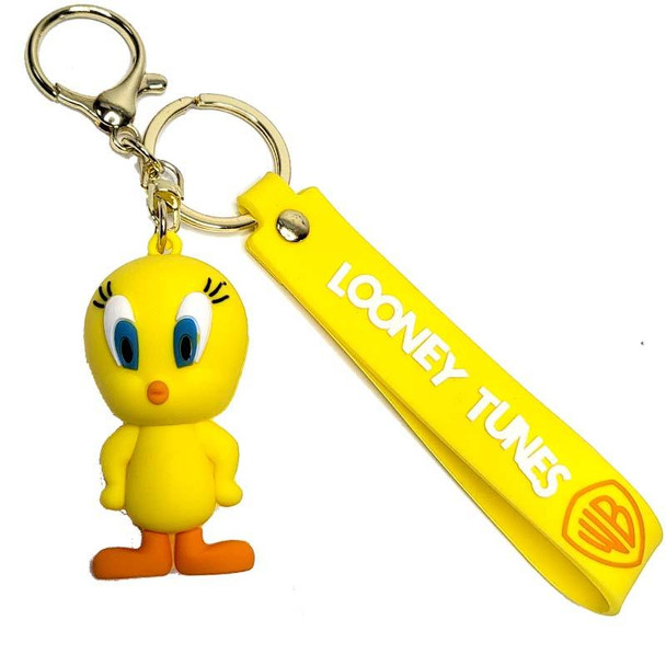 Looney Tunes Tweety Figure Key Ring Chain