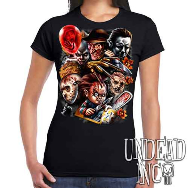 Horror Icons V1 - Ladies T Shirt