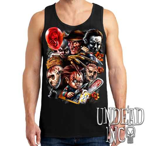 Horror Icons V1 - Mens Tank Singlet