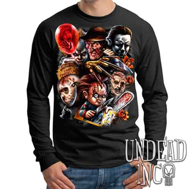 Horror Icons V1 - Mens Long Sleeve Tee