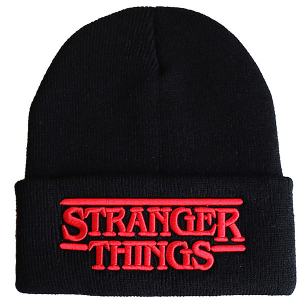 Stranger Things Black Knit Beanie