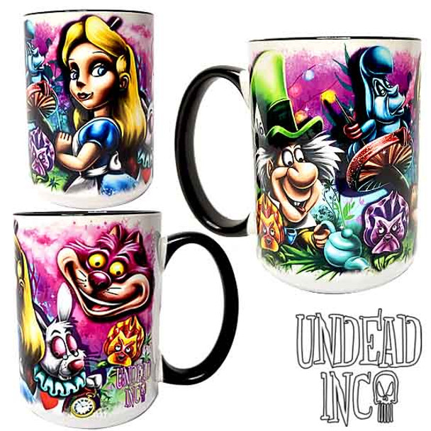 Alice In Wonderland Mad World Undead Inc Mug